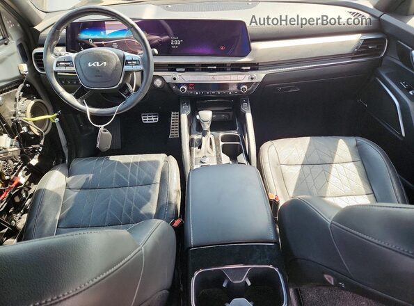 5XYP5DGC5RG504087 2024 KIA TELLURIDE Gray Вид панелі приладів