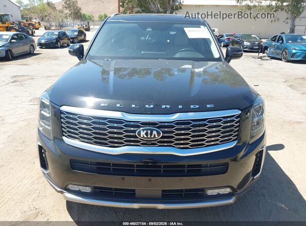 5XYP5DHC3LG023714 2020 KIA TELLURIDE Black წინა ხედი