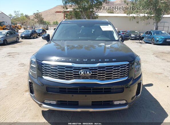 5XYP5DHC3LG023714 2020 KIA TELLURIDE Black ხელსაწყოთა პანელის ხედი