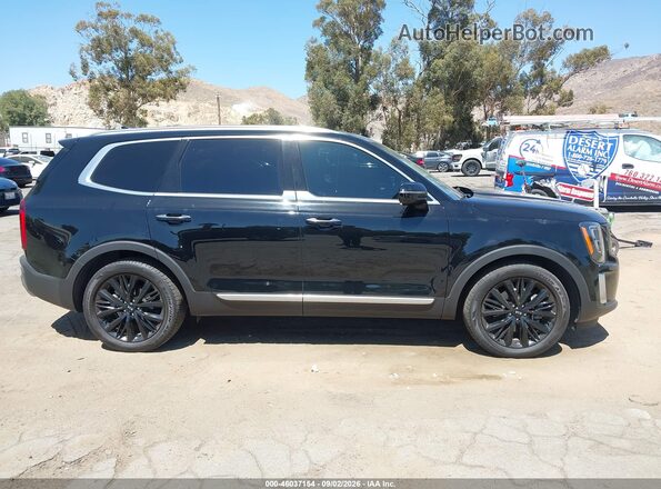 5XYP5DHC3LG023714 2020 KIA TELLURIDE Black უკანა სალონის ხედი