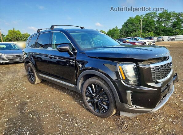 5XYP5DHC5MG185331 2021 KIA TELLURIDE Black Передня права чверть