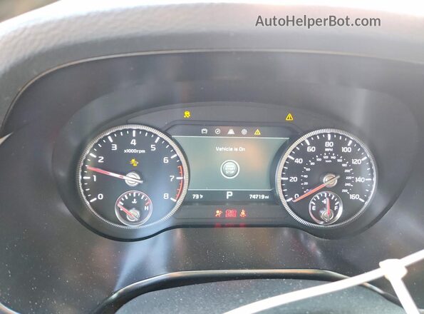 5XYP5DHC5MG185331 2021 KIA TELLURIDE Black Вид щитка приладів