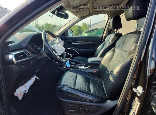 5XYP5DHC5MG185331 2021 KIA TELLURIDE Black Вид салону спереду