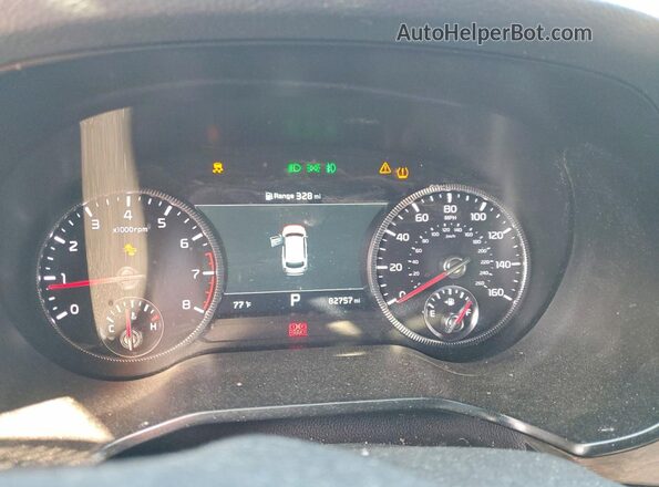 5XYP5DHC6LG075113 2020 KIA TELLURIDE Brown Instrument cluster view
