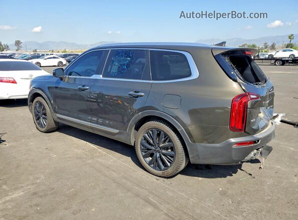 5XYP5DHC6LG075113 2020 KIA TELLURIDE Brown Rear left