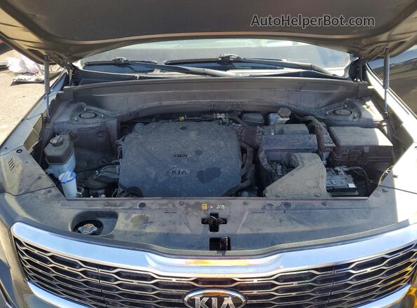 5XYP5DHC6LG075113 2020 KIA TELLURIDE Brown Engine compartment view