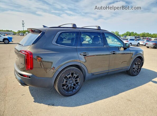 5XYP5DHC6MG169588 2021 KIA TELLURIDE Green Rear right