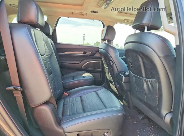 5XYP5DHC6MG169588 2021 KIA TELLURIDE Green Rear interior view