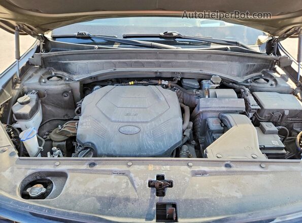 5XYP5DHC6MG169588 2021 KIA TELLURIDE Green Engine compartment view
