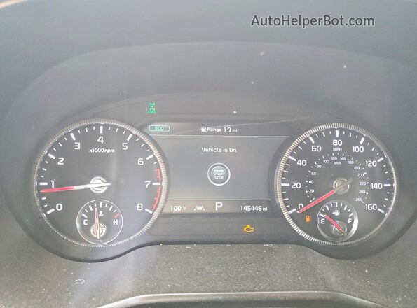 5XYP5DHC8LG085495 2020 KIA TELLURIDE White Vista del cuadro de instrumentos