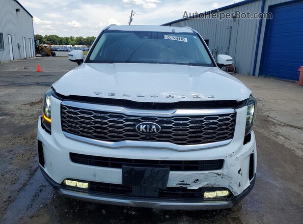 5XYP5DHC8LG085495 2020 KIA TELLURIDE White Vista frontal