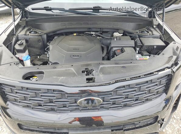 5XYP5DHC9MG187826 2021 KIA TELLURIDE Black Вид підкапотного простору