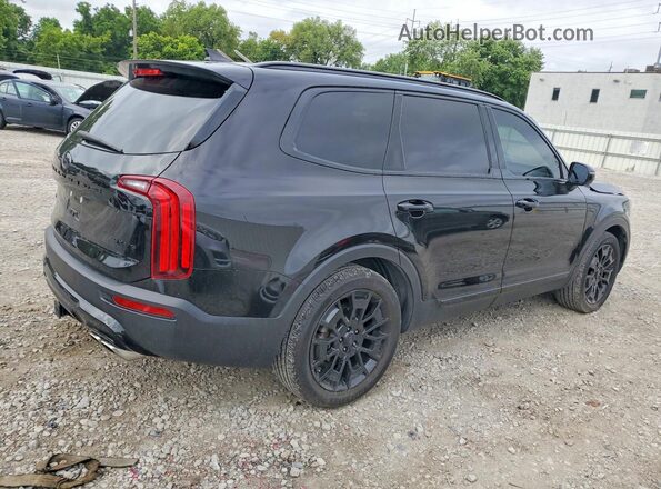 5XYP5DHC9MG187826 2021 KIA TELLURIDE Black Задня права чверть