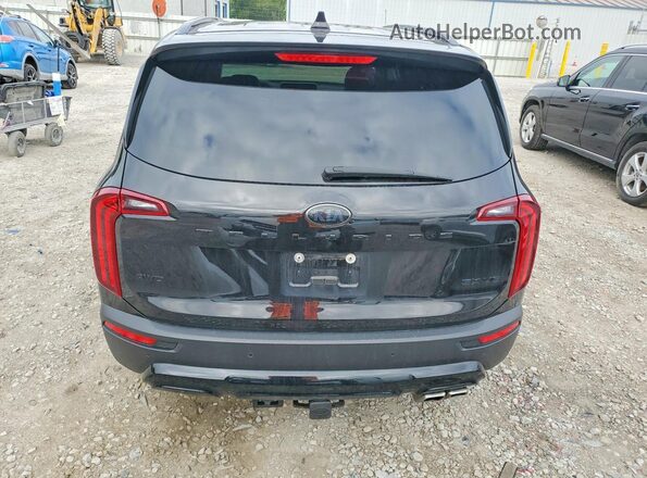 5XYP5DHC9MG187826 2021 KIA TELLURIDE Black Вид ззаду