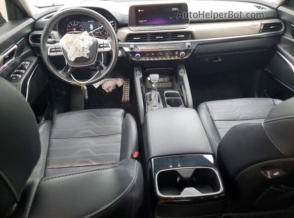 5XYP5DHC9MG187826 2021 KIA TELLURIDE Black Вид панелі приладів
