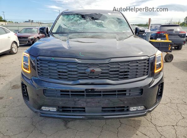 5XYP5DHCXMG167259 2021 KIA TELLURIDE Black Front view