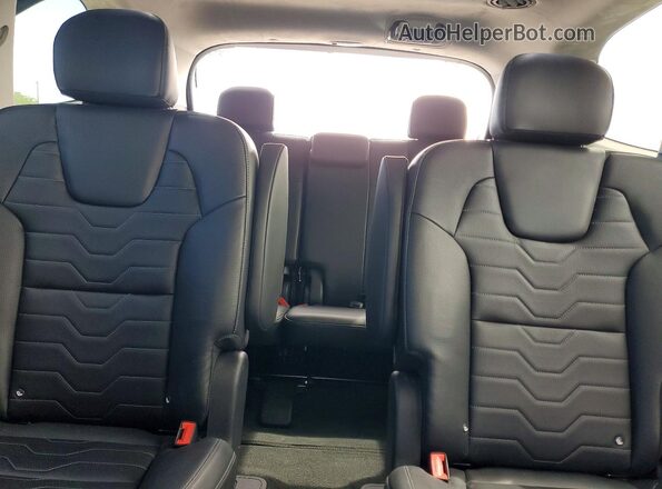 5XYP5DHCXMG167259 2021 KIA TELLURIDE Black Rear seats view