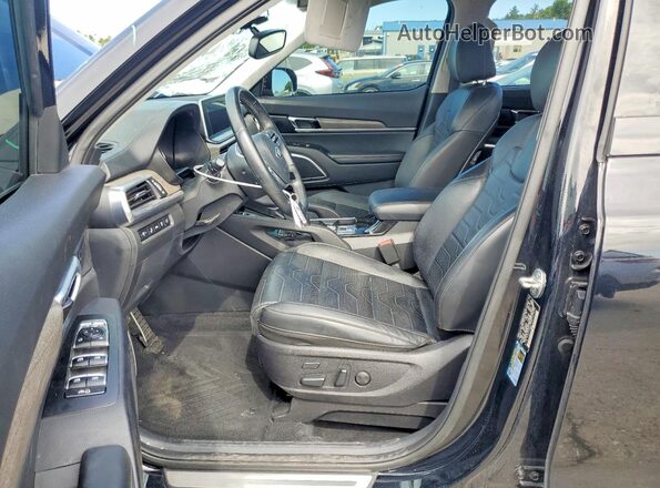 5XYP5DHCXMG167259 2021 KIA TELLURIDE Black Front interior view