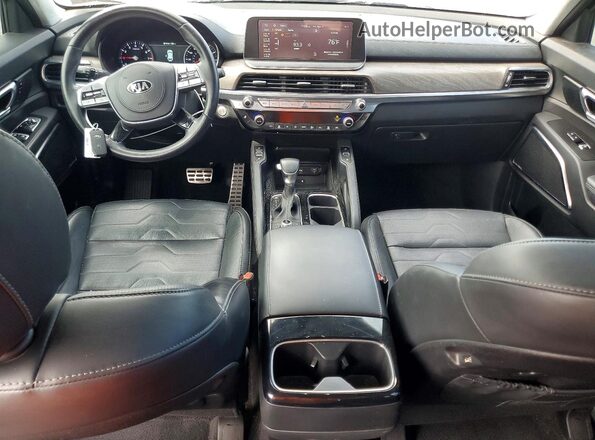 5XYP5DHCXMG167259 2021 KIA TELLURIDE Black Dashboard view