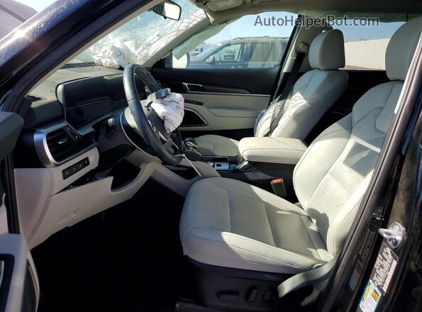 5XYP64GC0SG674246 2025 KIA TELLURIDE Black Вид салону спереду