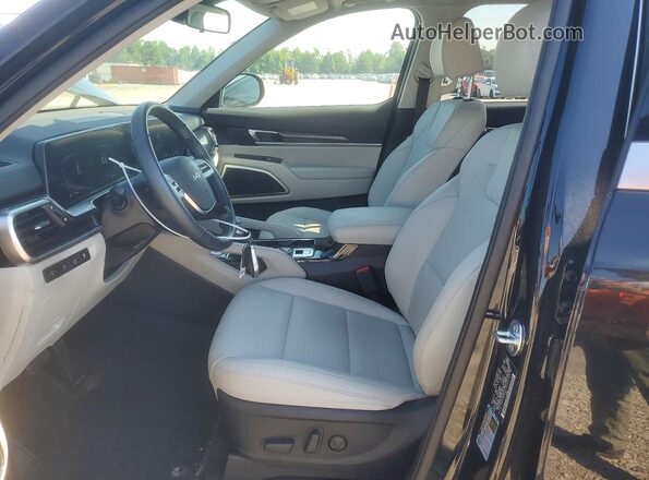 5XYP64GC3SG670479 2025 KIA TELLURIDE Black Вид салону спереду