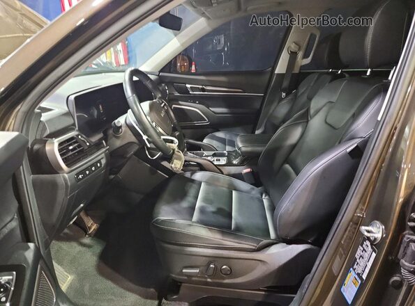 5XYP64GC8SG698486 2025 KIA TELLURIDE Tan Вид салону спереду