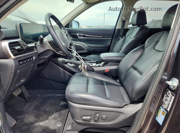 5XYP64GC9SG634540 2025 KIA TELLURIDE Gray წინა სალონის ხედი