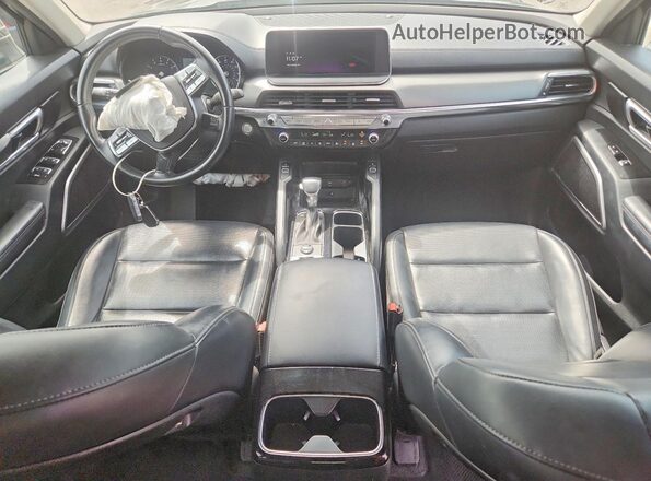 5XYP64HC0NG266431 2022 KIA TELLURIDE Green Widok deski rozdzielczej