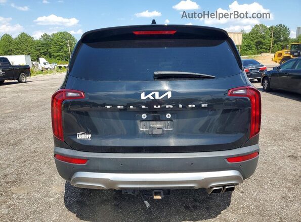 5XYP64HC1NG260900 2022 KIA TELLURIDE Black Вид ззаду