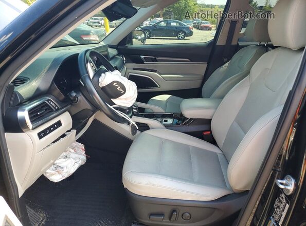 5XYP64HC1NG260900 2022 KIA TELLURIDE Black Вид салону спереду