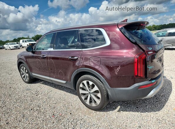 5XYP64HC4LG048800 2020 KIA TELLURIDE Burgundy უკანა მარცხენა