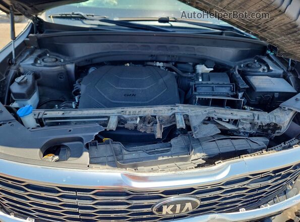 5XYP64HC4MG102470 2021 KIA TELLURIDE Black Вид підкапотного простору