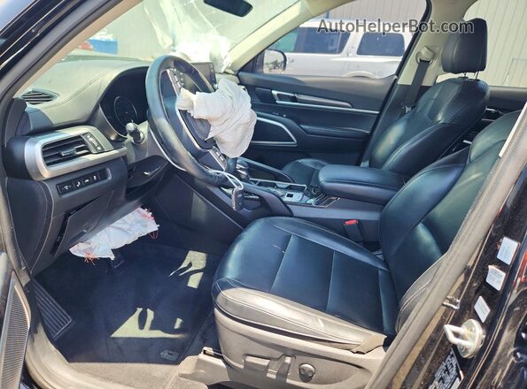 5XYP64HC4MG102470 2021 KIA TELLURIDE Black Вид салону спереду