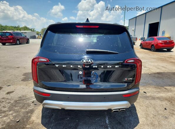 5XYP64HC4MG102470 2021 KIA TELLURIDE Black Вид ззаду