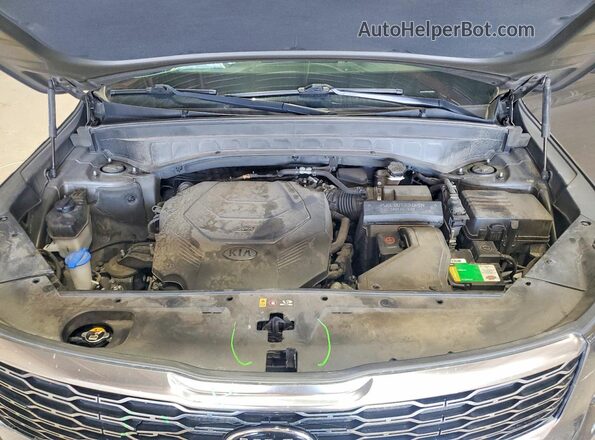 5XYP64HCXLG054830 2020 KIA TELLURIDE Black Engine compartment view
