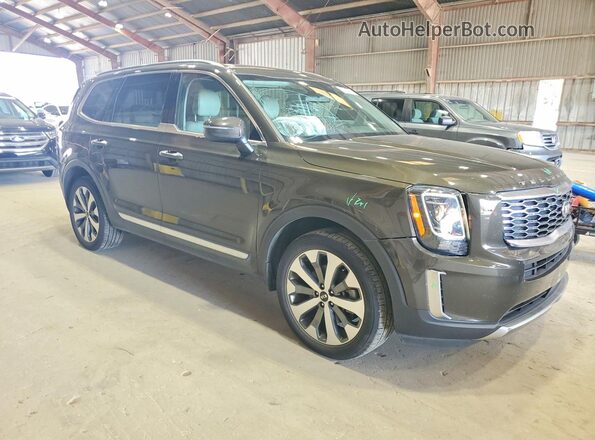 5XYP64HCXLG054830 2020 KIA TELLURIDE Black Front right