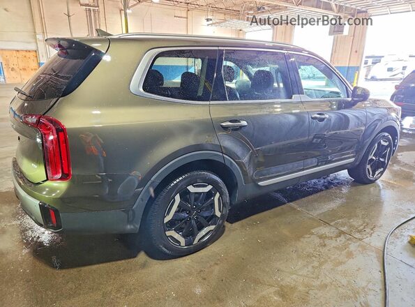 5XYP6DGC2SG689945 2025 KIA TELLURIDE Green Задня права чверть