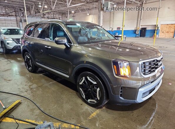 5XYP6DGC2SG689945 2025 KIA TELLURIDE Green Передня права чверть
