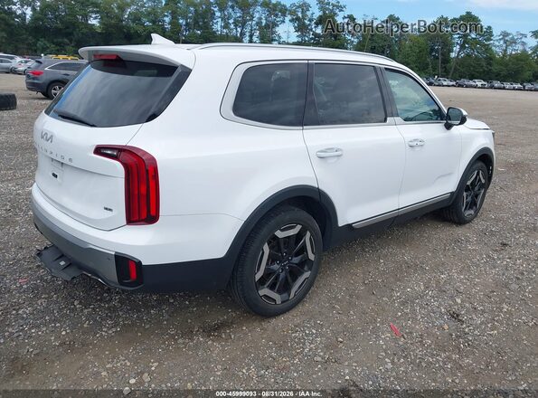 5XYP6DGCXPG363317 2023 KIA TELLURIDE White Задня права чверть