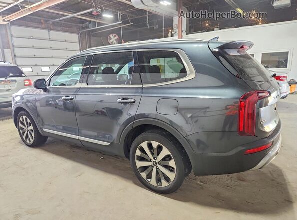 5XYP6DHC1LG059818 2020 KIA TELLURIDE Silver Trasero izquierdo