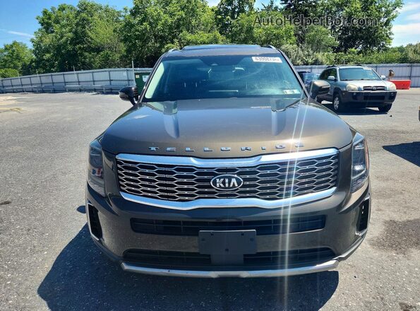 5XYP6DHC6MG127502 2021 KIA TELLURIDE Tan Вид спереду