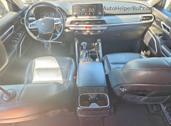 5XYP6DHC6MG127502 2021 KIA TELLURIDE Tan Вид панелі приладів