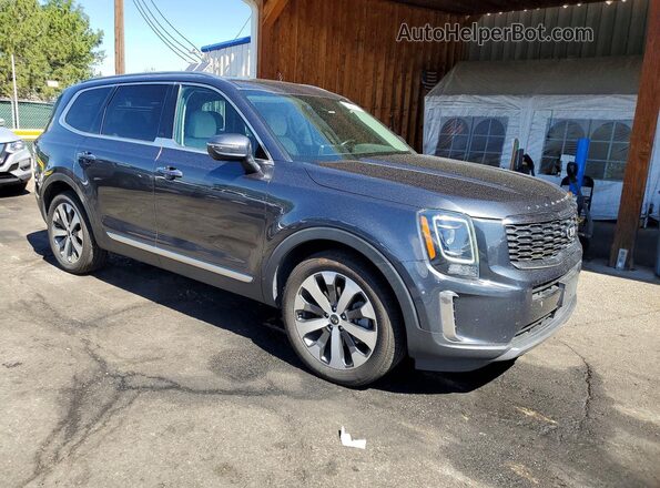 5XYP6DHC8MG125671 2021 KIA TELLURIDE Gray Front right