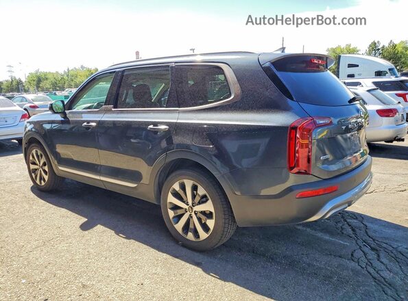 5XYP6DHC8MG125671 2021 KIA TELLURIDE Gray Rear left