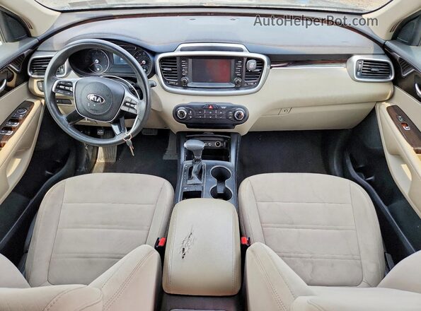 5XYPG4A32KG511636 2019 KIA SORENTO Black Widok deski rozdzielczej