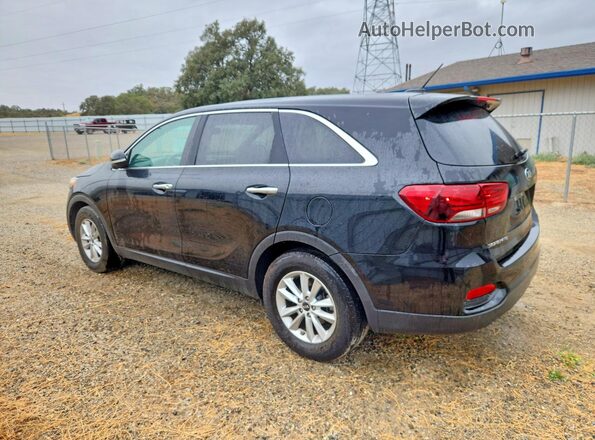 5XYPG4A53KG482360 2019 KIA SORENTO Black Հետևի ձախ