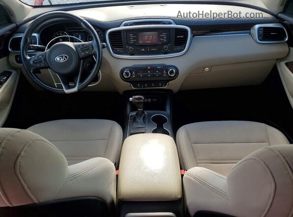 5XYPG4A56GG182903 2016 KIA SORENTO Red წინა პანელის ხედი