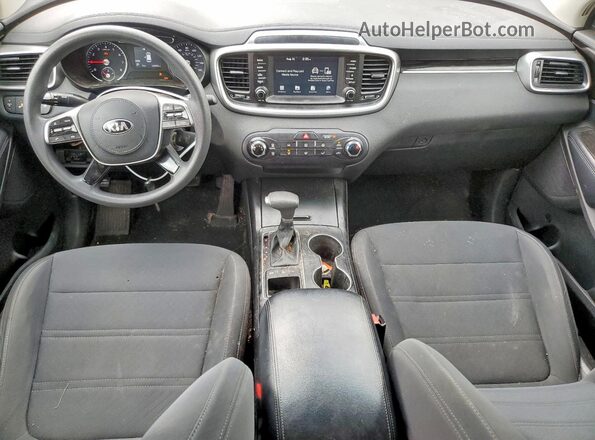 5XYPGDA30KG476384 2019 KIA SORENTO Gray Dashboard view
