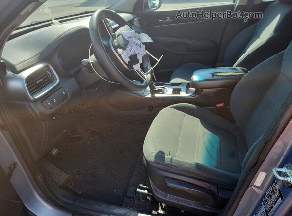 5XYPGDA36LG674291 2020 KIA SORENTO Blue Front interior view