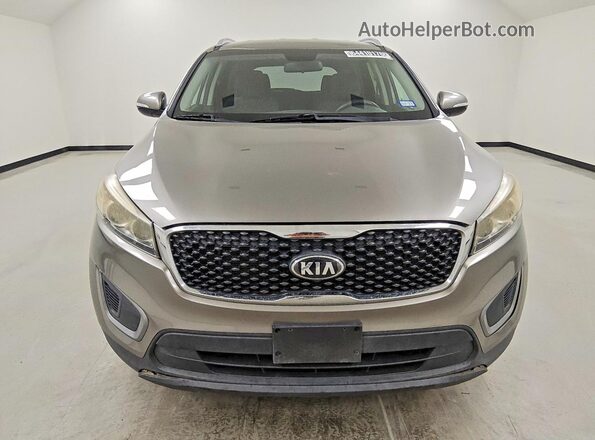 5XYPGDA39GG053844 2016 KIA SORENTO Серый Вид спереди